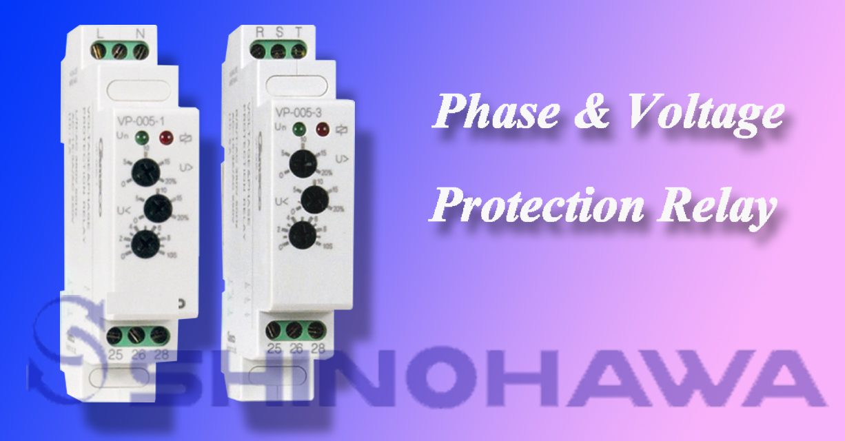 SHINOHAWA : PHASE & VOLTAGE PROTECTION RELAY