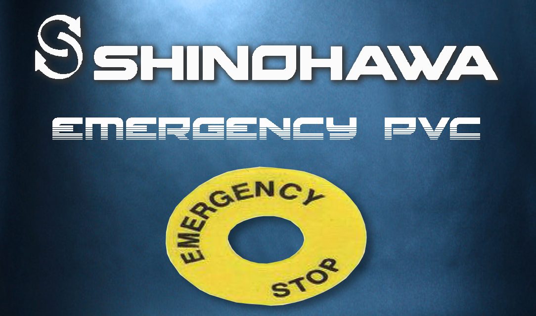 SHINOHAWA: ป้าย EMERGENCY PVC