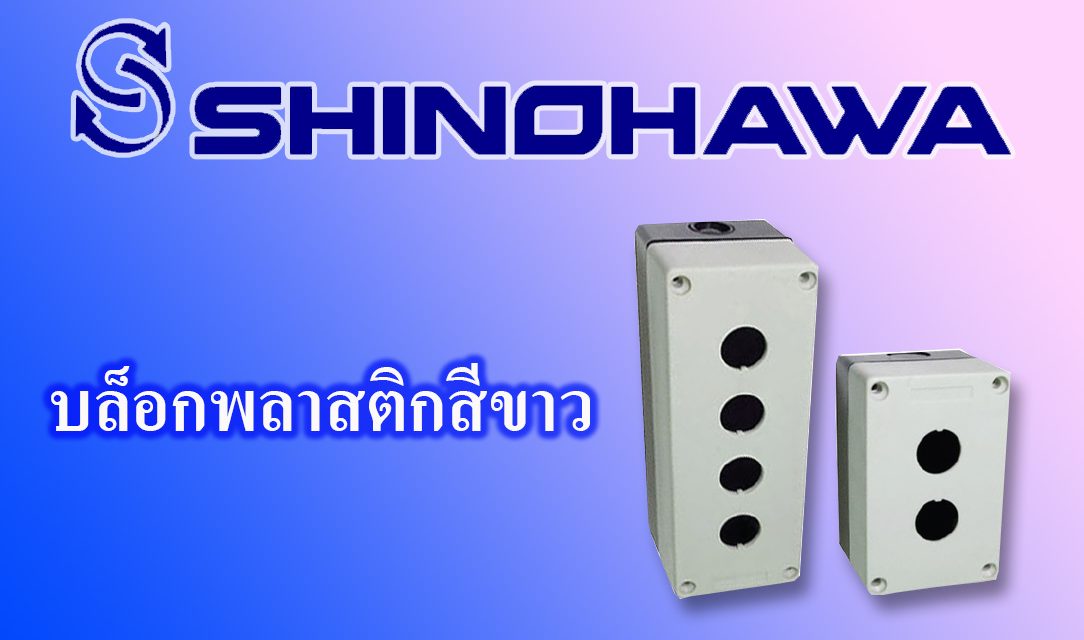 SHINOHAWA: บล็อกพลาสติคสีขาว