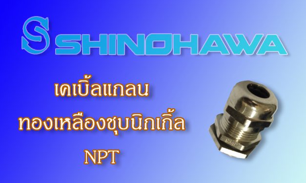 SHINOHAWA: เคเบิ้ลแกลนทองเหลืองชุบนิกเกิ้ล-NPT